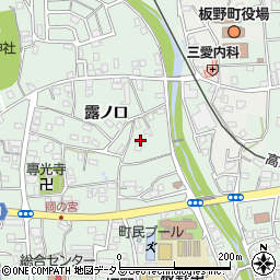 徳島県板野郡板野町大寺露ノ口周辺の地図