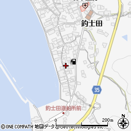 広島県呉市倉橋町釣士田7133周辺の地図