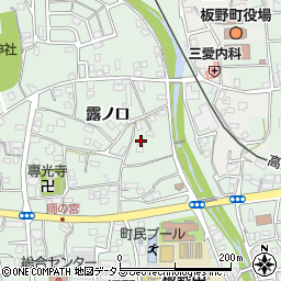 徳島県板野町（板野郡）大寺（露ノ口）周辺の地図