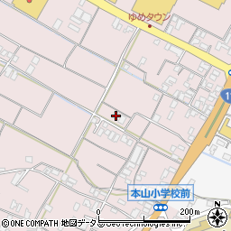 香川県三豊市豊中町本山甲1124周辺の地図