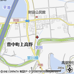 香川県三豊市豊中町上高野2748周辺の地図