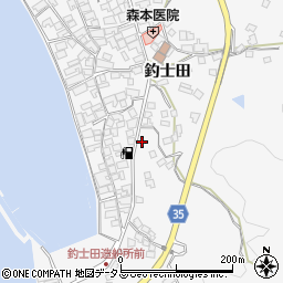 広島県呉市倉橋町釣士田7208周辺の地図