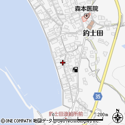 広島県呉市倉橋町釣士田7141-3周辺の地図