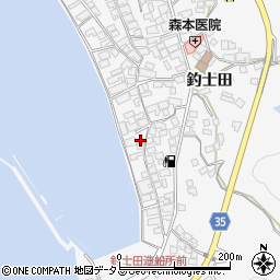 広島県呉市倉橋町釣士田7134周辺の地図