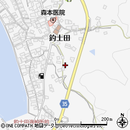 広島県呉市倉橋町釣士田7214周辺の地図