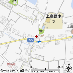 香川県三豊市豊中町上高野2458周辺の地図