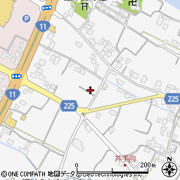 香川県三豊市豊中町上高野1945周辺の地図