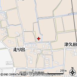徳島県鳴門市大麻町三俣中道周辺の地図