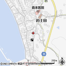 広島県呉市倉橋町釣士田7196-2周辺の地図