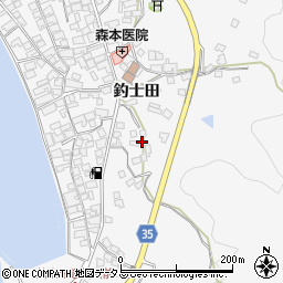 広島県呉市倉橋町釣士田7216周辺の地図