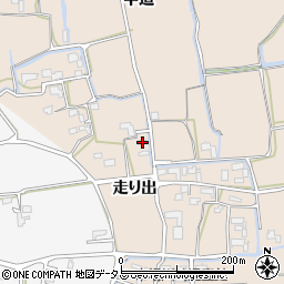 徳島県鳴門市大麻町三俣走り出周辺の地図