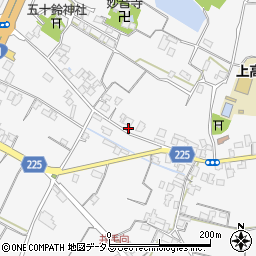 香川県三豊市豊中町上高野2211周辺の地図