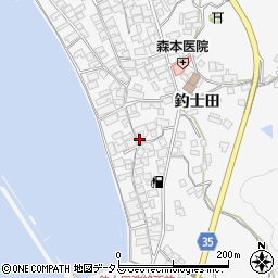 広島県呉市倉橋町釣士田7144周辺の地図