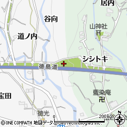 徳島県板野郡板野町黒谷蛭子山周辺の地図