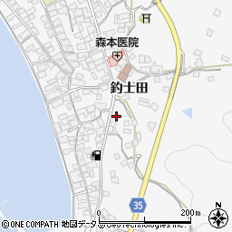 広島県呉市倉橋町釣士田7200周辺の地図