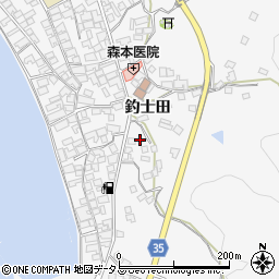 広島県呉市倉橋町釣士田7203周辺の地図