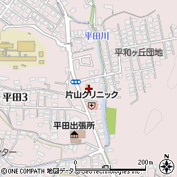ファミリーマート岩国平田店周辺の地図