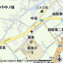 徳島県板野郡松茂町中喜来中須65-1周辺の地図