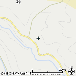 和田上村線周辺の地図