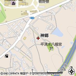 山口県山口市吉田周辺の地図