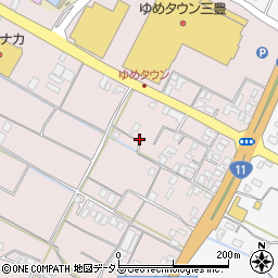 香川県三豊市豊中町本山甲981周辺の地図