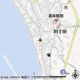 広島県呉市倉橋町釣士田7152周辺の地図