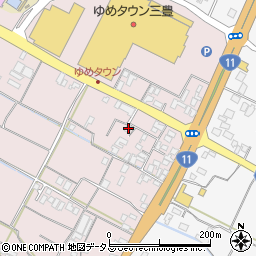 香川県三豊市豊中町本山甲995周辺の地図
