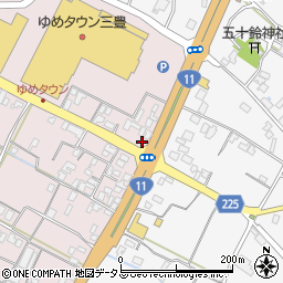 香川県三豊市豊中町本山甲1周辺の地図