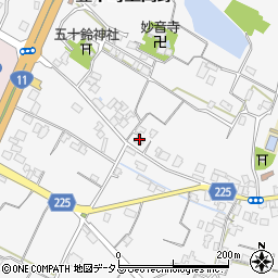 香川県三豊市豊中町上高野2193周辺の地図