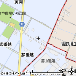 徳島県鳴門市大麻町東馬詰参番越46周辺の地図