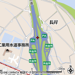 松茂ＰＡ周辺の地図