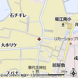徳島県鳴門市大麻町西馬詰大ホリケ周辺の地図