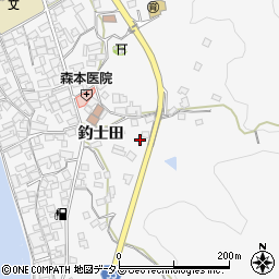 広島県呉市倉橋町釣士田7246周辺の地図