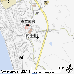 広島県呉市倉橋町釣士田7240周辺の地図