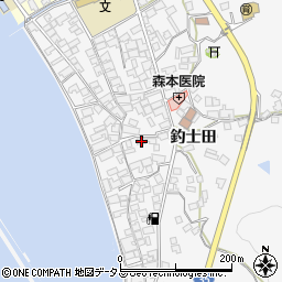 広島県呉市倉橋町釣士田7178周辺の地図