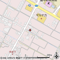 香川県三豊市豊中町本山甲1081周辺の地図