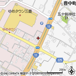 香川県三豊市豊中町本山甲4周辺の地図