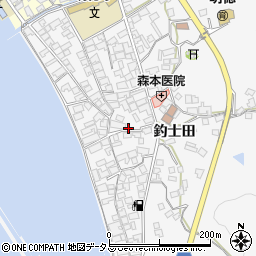 広島県呉市倉橋町釣士田7180周辺の地図