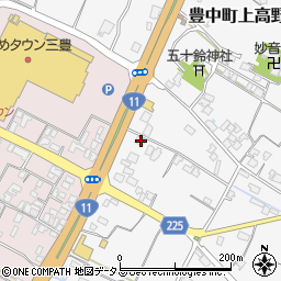 香川県三豊市豊中町上高野1934周辺の地図