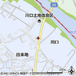 徳島県板野郡藍住町乙瀬川口周辺の地図