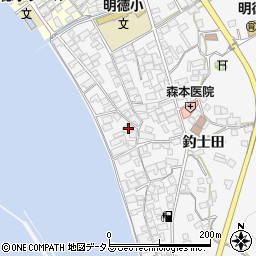 広島県呉市倉橋町釣士田7172周辺の地図