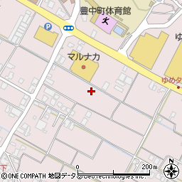 香川県三豊市豊中町本山甲周辺の地図