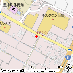 香川県三豊市豊中町本山甲968周辺の地図