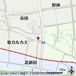 徳島県鳴門市大麻町板東市田51周辺の地図