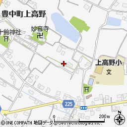 香川県三豊市豊中町上高野2238周辺の地図