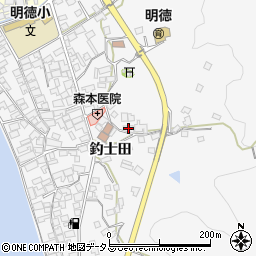 広島県呉市倉橋町釣士田7370周辺の地図