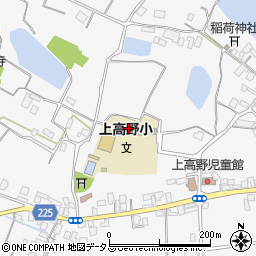 三豊市役所　豊中支所上高野分館周辺の地図