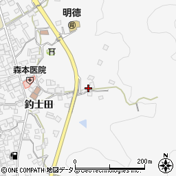 広島県呉市倉橋町釣士田7298周辺の地図