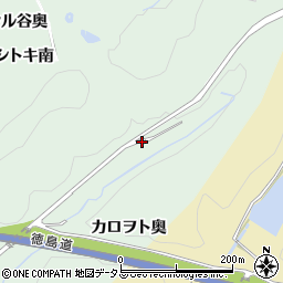 徳島県板野郡板野町松谷カロヲト口周辺の地図