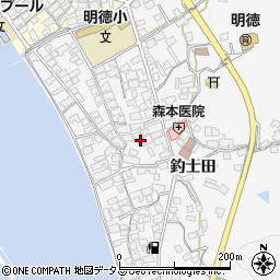 広島県呉市倉橋町釣士田7395周辺の地図